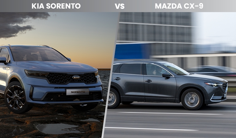 2021 Mazda CX-9 vs Kia Sorento